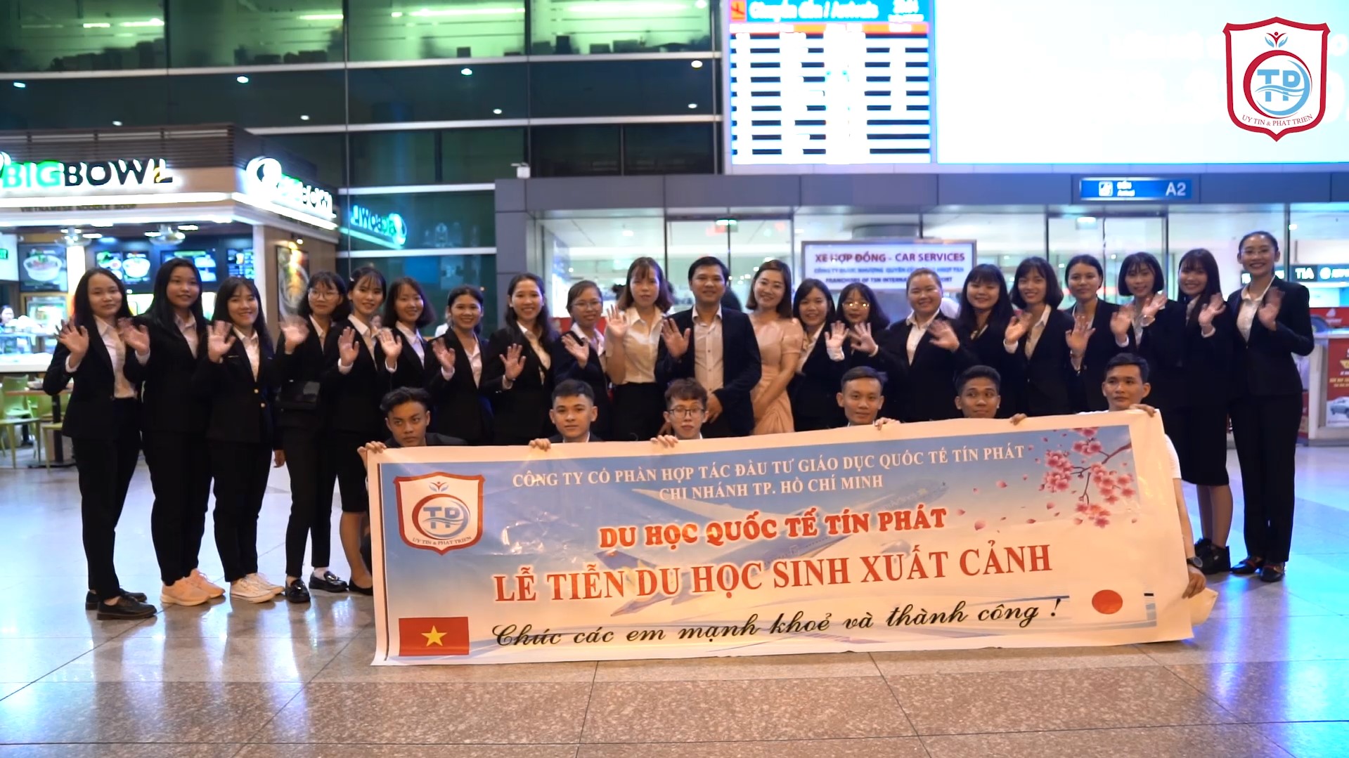 TIỄN DU HỌC SINH KHU VỰC PHÍA NAM XUẤT CẢNH SANG NHẬT BẢN KỲ THÁNG 4/2019